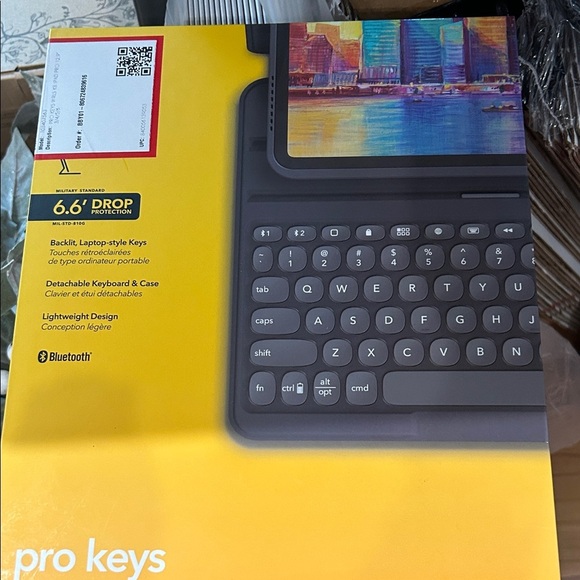 Pro Keys Bluetooth Keyboard Case - Gray - Picture 1 of 1